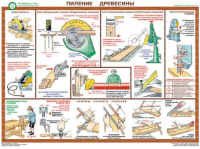 Комплект плакатов "Безопасность труда при деревообработке" - fgospostavki.ru - Москва