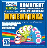 Динамические раздаточные пособия математика (веера). Устный счет, доли и дроби, геометрические формы - fgospostavki.ru - Москва