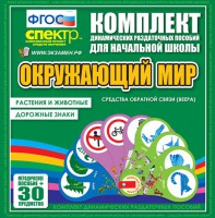 Динамические раздаточные пособия. Окружающий мир (веера). Животные и растения, дорожные знаки. - fgospostavki.ru - Москва