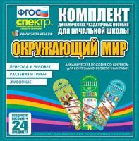 Динамические раздаточные пособия. Окружающий мир (шнуровка). Животные, природа и человек, растения и грибы. - fgospostavki.ru - Москва