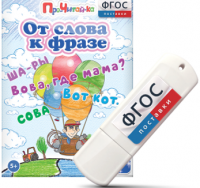 Игры для чтения слов и словосочетаний "От слова к фразе" на USB - носителе - fgospostavki.ru - Москва