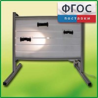 Панель с держателями и подсветкой для монтажа оборудования и проведения демонстрационных опытов по физике - fgospostavki.ru - Москва
