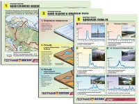 Комплект таблиц по географии "Природа России" раздаточные (цветные, ламинированные, А4, 10 штук) - fgospostavki.ru - Москва