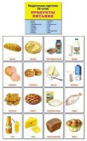 Раздаточные карточки "Продукты питания" - fgospostavki.ru - Москва