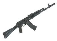 Массогабаритный лазерный макет автомат Калашникова АК-74 со встроенным лазерным модулем и аккумуляторной батареей - fgospostavki.ru - Москва