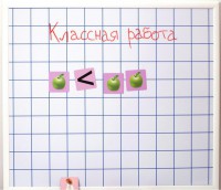 Магнитно-маркерная доска "Клетка" (86 см х 75 см) - fgospostavki.ru - Москва
