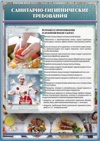 Стенд "Санитарно-гигиенические требования" - fgospostavki.ru - Москва