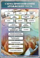 Стенд "Схема приготовления дрожжевого теста" - fgospostavki.ru - Москва
