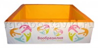 Бассейн "Вообразилия" квадратный с шелкографией - fgospostavki.ru - Москва