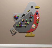 Бизиборд «Перелетный снегирь» - fgospostavki.ru - Москва