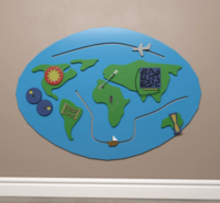 Бизиборд «Планета Земля» - fgospostavki.ru - Москва