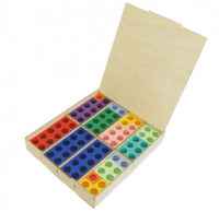 Нумирошка. Набор цветных пластиковых форм 80 шт. в коробке по методике Нумикон - fgospostavki.ru - Москва