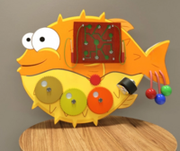 Бизиборд «Рыба-еж» - fgospostavki.ru - Москва