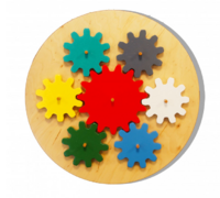 Бизиборд «Цветные шестеренки» - fgospostavki.ru - Москва