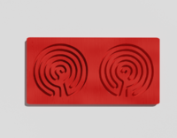 Межполушарная доска №10 красная - fgospostavki.ru - Москва