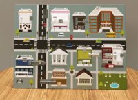 Настенная панель «Городские улицы» - fgospostavki.ru - Москва