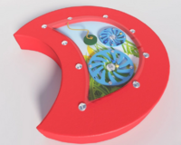 Настенный игровой модуль в виде части гусеницы с весами - fgospostavki.ru - Москва