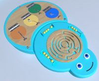 Настенный игровой элемент «Гусеница» - fgospostavki.ru - Москва