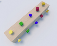 Развивающая панель «Винтовые цветочки » - fgospostavki.ru - Москва