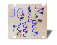 Панель-лабиринт «Петляющие дорожки» - fgospostavki.ru - Москва