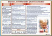 Стенд-уголок "Техника безопасности на уроках химии" - fgospostavki.ru - Москва