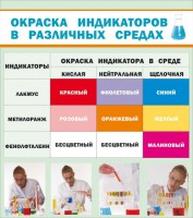Стенд "Окраска индикаторов в различных средах" - fgospostavki.ru - Москва