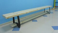 Скамейка гимнастическая (металлические ножки, лак) (2,5 м)  - fgospostavki.ru - Москва