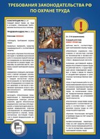 Комплект плакатов "Охрана труда на объекте" - fgospostavki.ru - Москва