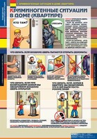 Комплект таблиц. ОБЖ. Поведение в криминогенных ситуациях. - fgospostavki.ru - Москва