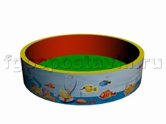 Бассейн круглый с шелкографией - fgospostavki.ru - Москва