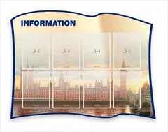 Стенд резной "Информация" Вариант 9 - fgospostavki.ru - Москва