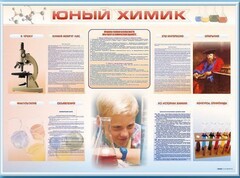 Стенд-уголок "Юный химик" - fgospostavki.ru - Москва