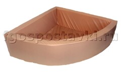 Сухой бассейн угловой полукруглый (без рисунка) - fgospostavki.ru - Москва