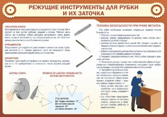 Стенд "Режущие инструменты для рубки и их заточки" - fgospostavki.ru - Москва