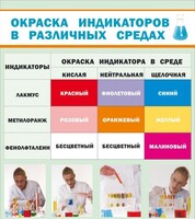 Стенд "Окраска индикаторов в различных средах" - fgospostavki.ru - Москва