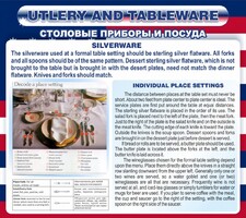 Стенд "Столовые приборы и посуда" - fgospostavki.ru - Москва