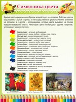 Стенд "Символика цвета" - fgospostavki.ru - Москва