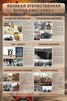 Стенд "Великая отечественная война (события)" - fgospostavki.ru - Москва