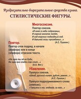 Стенд "Стилистические фигуры" Вариант 1 - fgospostavki.ru - Москва