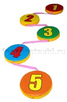 Дорожка "Змейка-шагайка-геометрическая" с цифрами - fgospostavki.ru - Москва