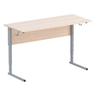 Стол ученический двухместный регулируемый на прямоугольной трубе - fgospostavki.ru - Москва