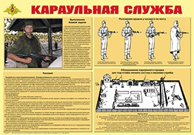 Плакат "Караульная служба" - fgospostavki.ru - Москва
