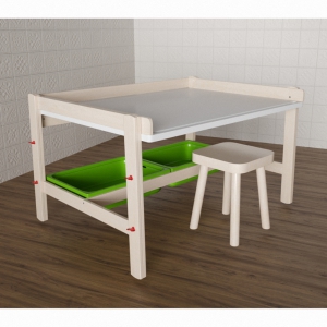 Стол растущий на регулируемых ножках «Снежок №1» - fgospostavki.ru - Москва