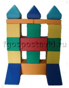 Мягкий модуль-конструктор "Башня" (17 элементов) - fgospostavki.ru - Москва