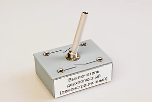 Выключатель двухполюсный (демонстрационный) - fgospostavki.ru - Москва