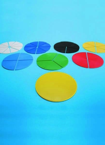 Набор пластин для представления дробей в виде кругов - fgospostavki.ru - Москва