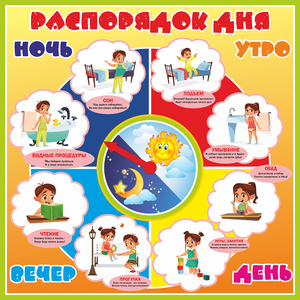 Стенд "Распорядок дня" - fgospostavki.ru - Москва