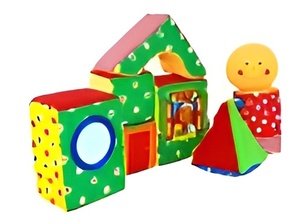 Развивающая игрушка для детей с нарушением зрения "Конструктор Колобок" - fgospostavki.ru - Москва