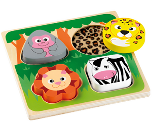 Тактильные пазлы "Сафари" - fgospostavki.ru - Москва