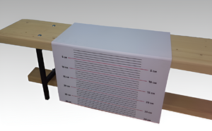 Линейка складная для измерения уровня гибкости на гимнастическую скамейку - fgospostavki.ru - Москва